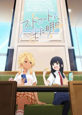 フードコートで、また明日。