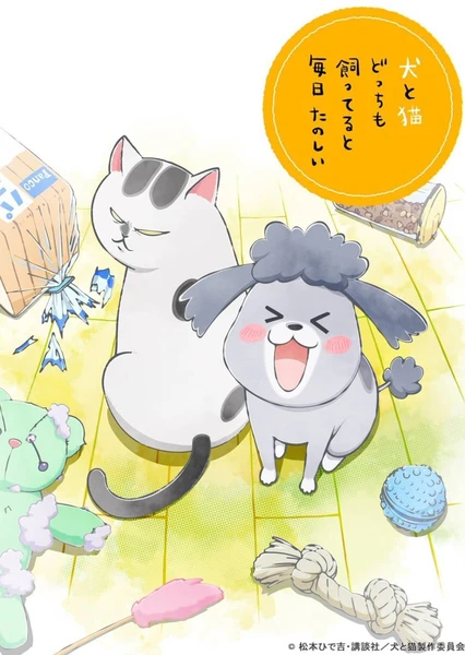 Inu to Neko Docchi mo Katteru to Mainichi Tanoshii